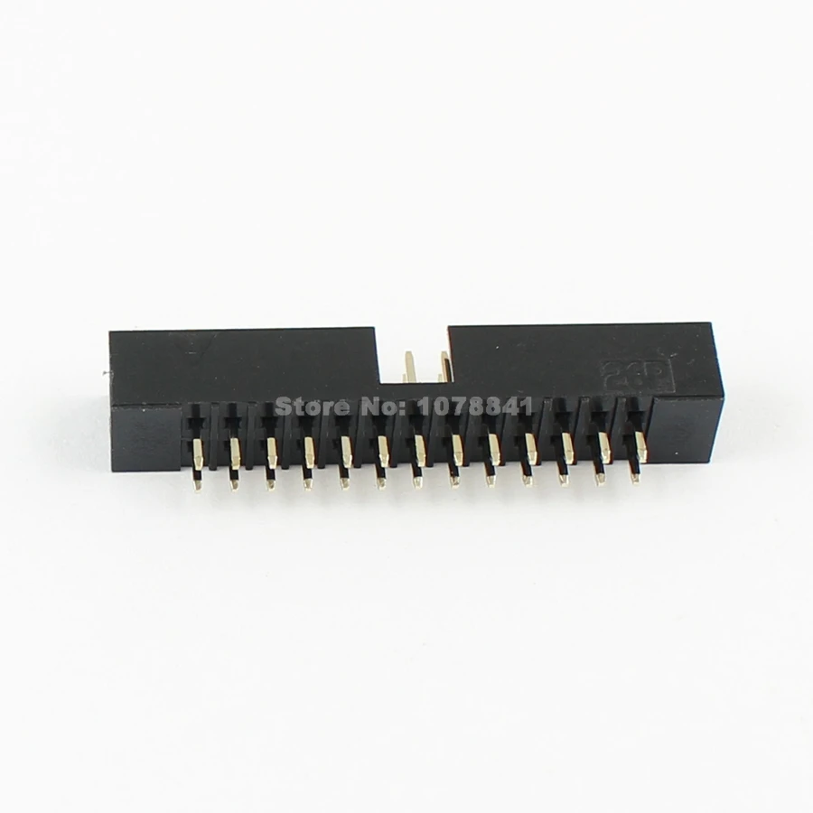 10 шт 2 мм 2x13 Pin 26 булавки прямой мужской окутанный PCB Заголовка коробки разъем