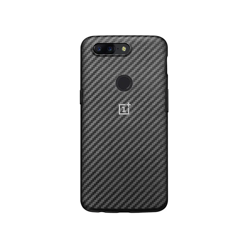 OnePlus 5T бампер чехол кевлар Карбон подлинный Официальный OnePlus 5T чехол из углеродного волокна из палисандра или эбенового дерева OnePlus 5T TPU Защитный чехол - Цвет: Bumper Case Karbon