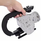 Новое поступление DSLR одна рукоятка DV C Тип камера ручной держатель SLR Вспышка кронштейн U Тип DV handeld стабилизатор для DSLR