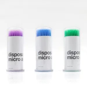 100 шт., безворсовые микро-тампоны для наращивания ресниц