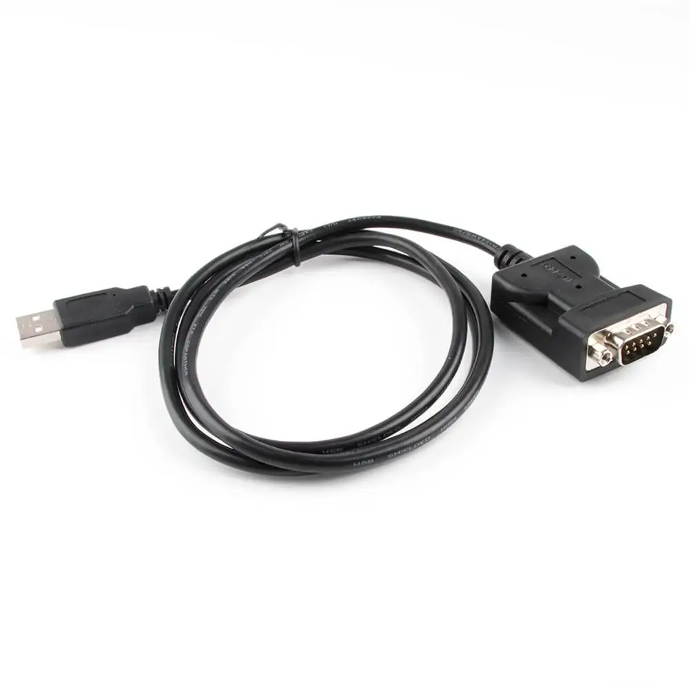 Кабель адаптер последовательный с USB на DB9 RS232 9 контактный штекер COM порт кабель