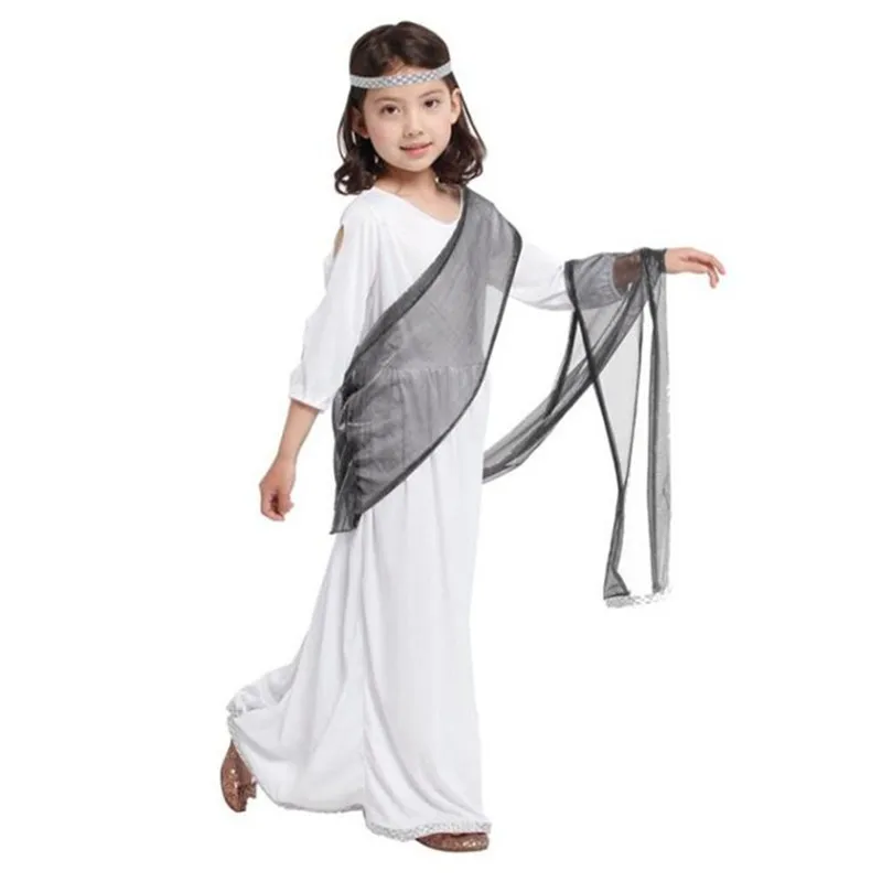 Children Girl Ancient Greece Rome Cosplay Stage Performance Role Play Party halloween costume for kids|Костюмы для девочек| |