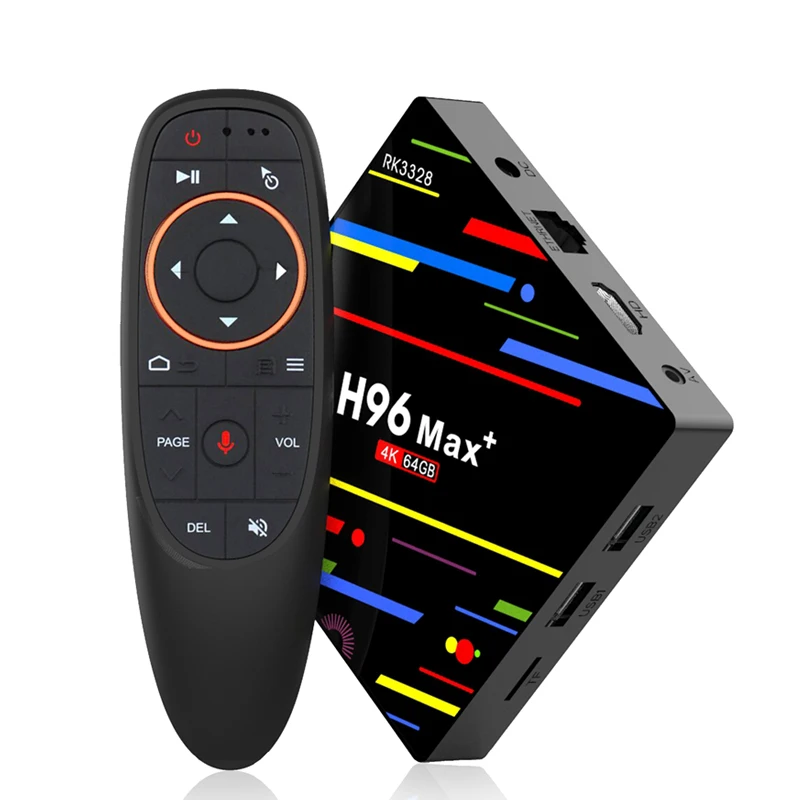 4 K арабский французский IPTV Box Google голосовой пульт дистанционного управления Android 8,1 H96 Max+ 4 Гб ram 64 ГБ rom WiFi 2,4G/5G IPTV телеприставка