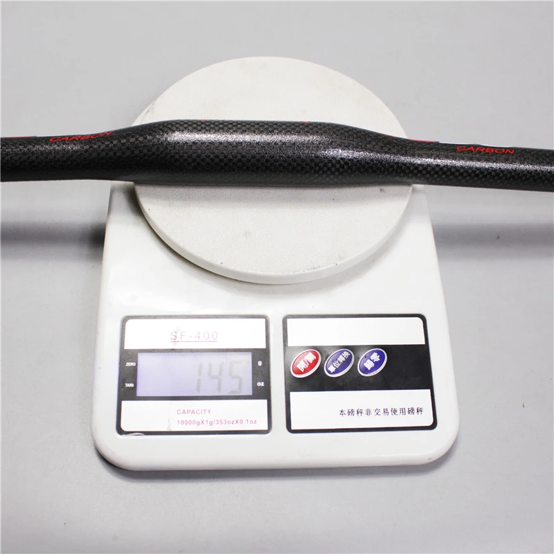 balugoe flat Carbon Handlebar 3K Full Bike Bicycle Handlebar MTB Handlebar 31.8mm600-720mmWhole grain paint. New design. U