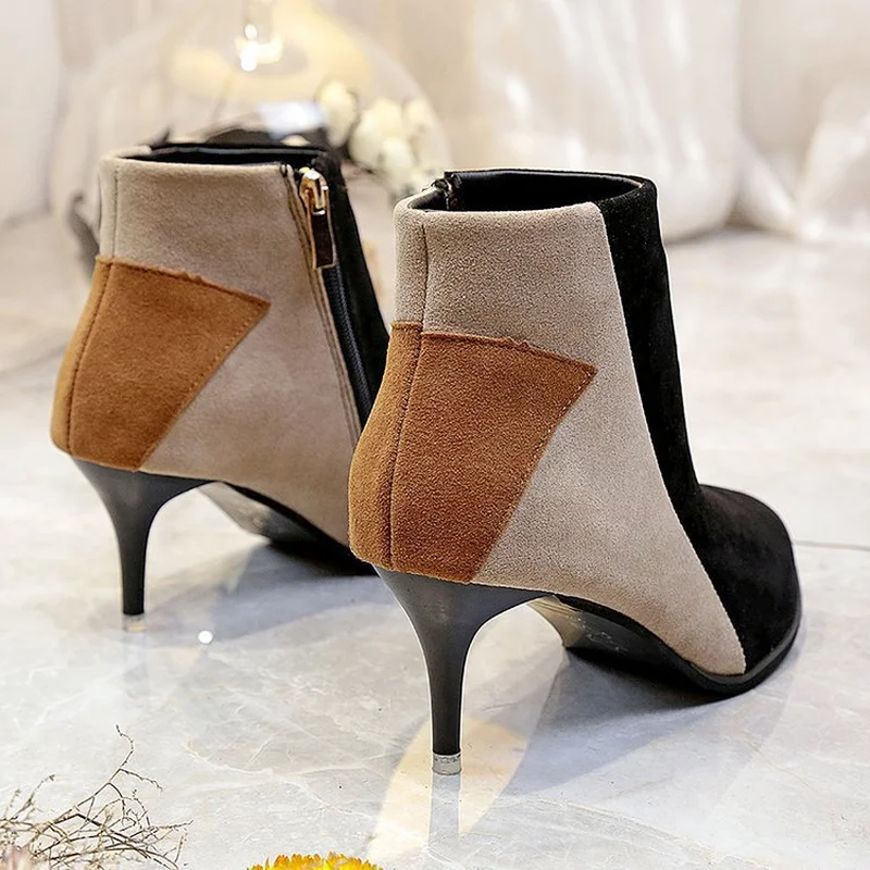 Женские ботинки новые осенние Брендовые повседневные модные элегантные