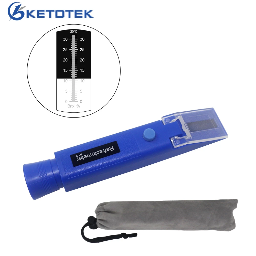 Brix Refractometer 0~32% Sugar Concentration Meter Food Beverages Content Tester Tool | Инструменты