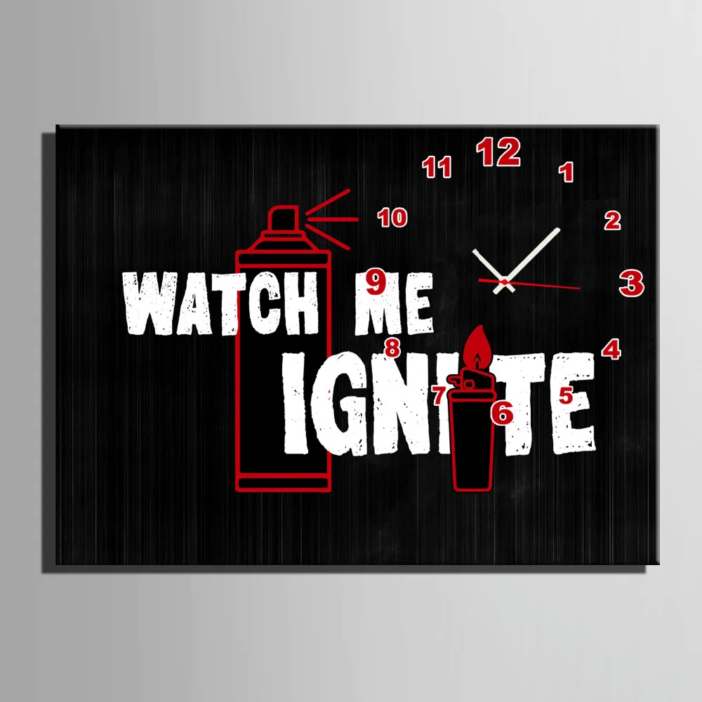 

E-HOME WATCH ME IGNHTE Clock in Canvas 1pcs Wall Clock 18062113