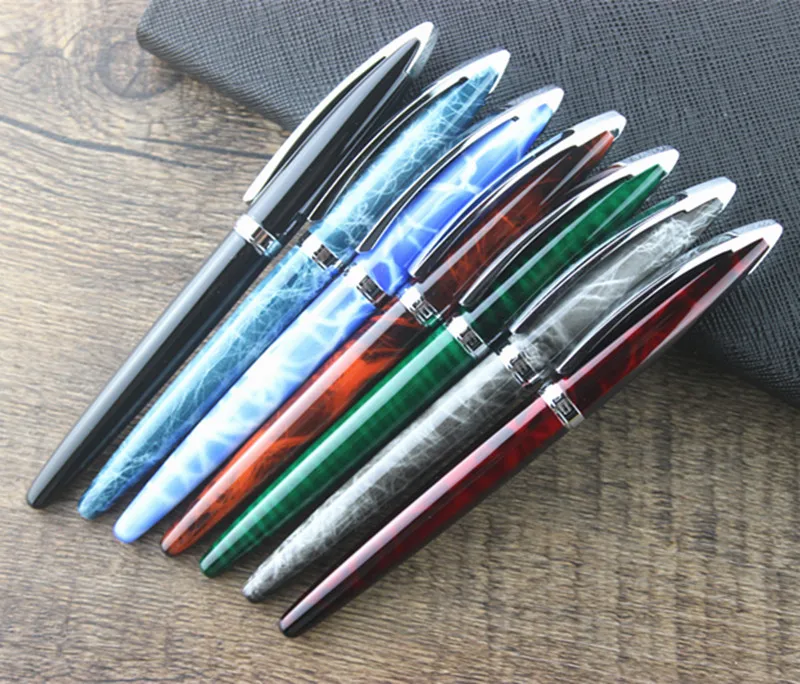 Новая Элегантная винная перьевая ручка JINHAO 156 с тонким пером и черным синим