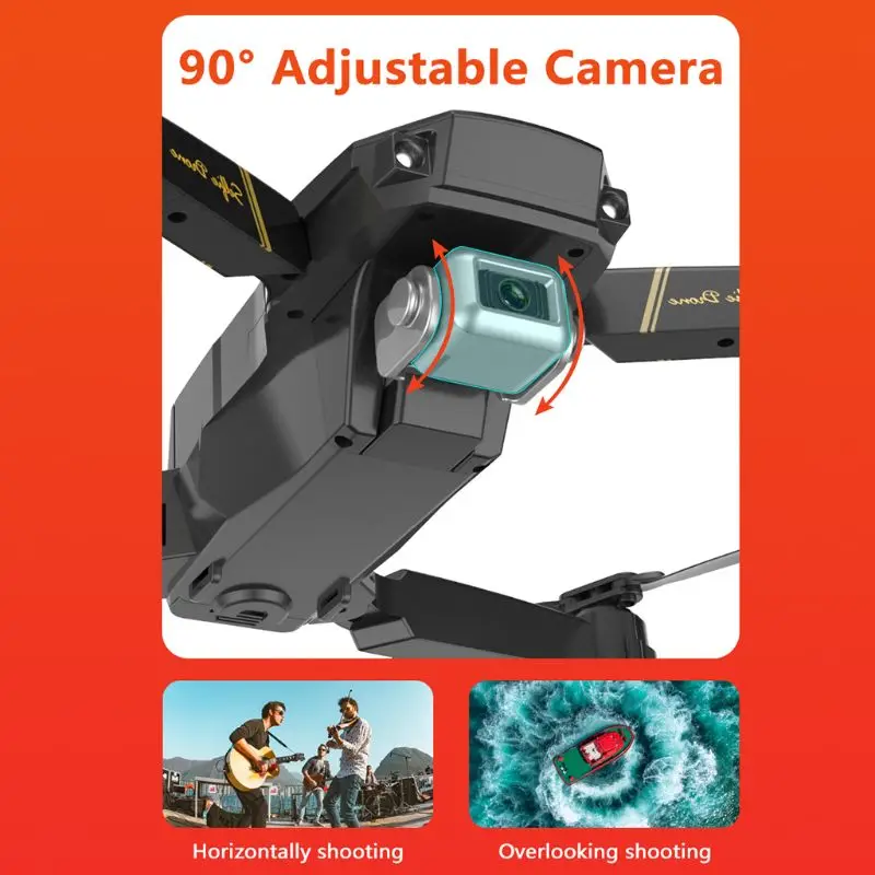 Премиум GD89 wifi FPV 480P 1080P HD камера режим удержания высоты складной Радиоуправляемый Дрон RTF