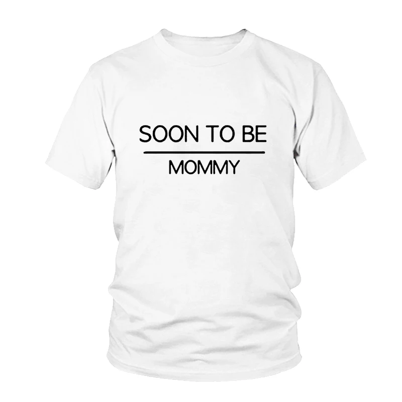 Soon To Be Mommy Future Mom Рубашка подарок для женщин Графический Тройник мамы объявление
