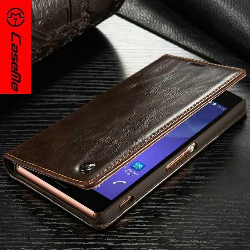 Уникальные кожаные Магнитная Стенд Wallet Обложка для sony Xperia Z3 Z4 Роскошные Fundas Coque