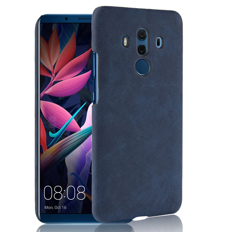 Для HUAWEI mate 10 Pro Чехол 6 0 жесткий чехол для телефона из искусственной кожи Huawei
