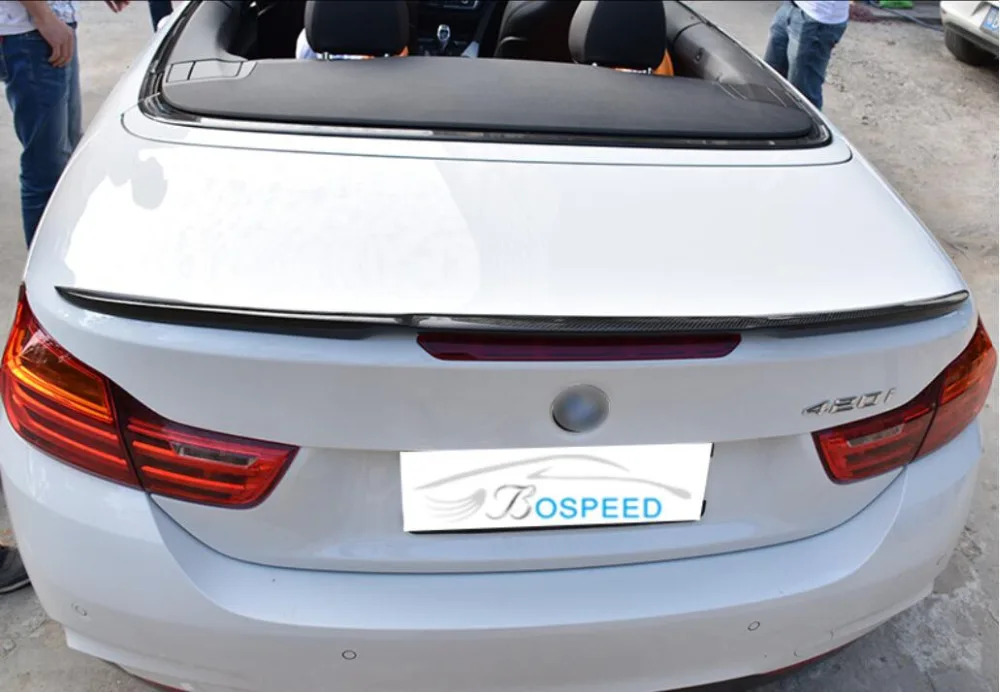 JINGHANG карбоновое волокно заднего крыла багажника выступ Спойлеры для 14-17 BMW 3 серии