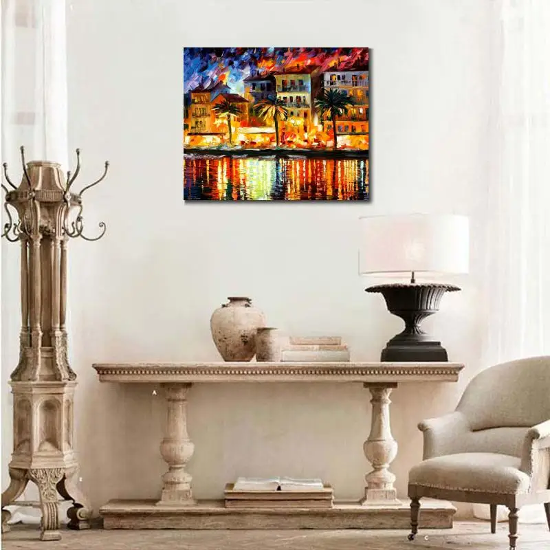 Холст стены фотографии поп-арт привлекательный Корсика мастихином картина