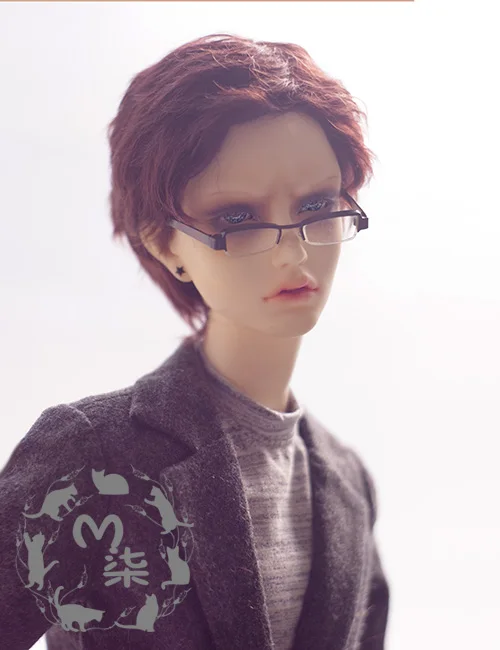 M7 bjd парик из мохера морковный блонд короткий 8 9 дюймов 7 6 1/3 1/4 1/6 SD MSD YOSD|doll wig|wig