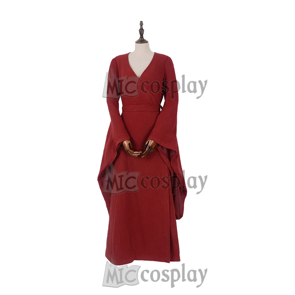 Леди мелиссандра костюм красное женское платье|game of thrones halloween|costume game thronesgame costume |