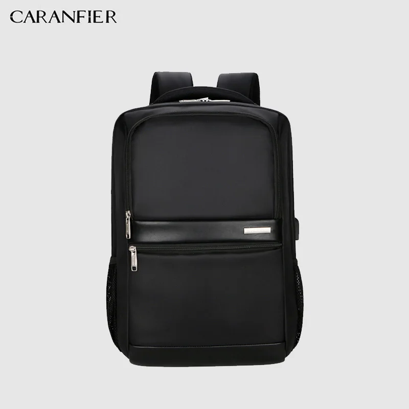 Мужские рюкзаки CARANFIER USB зарядное устройство для ноутбука школьные сумки мужские
