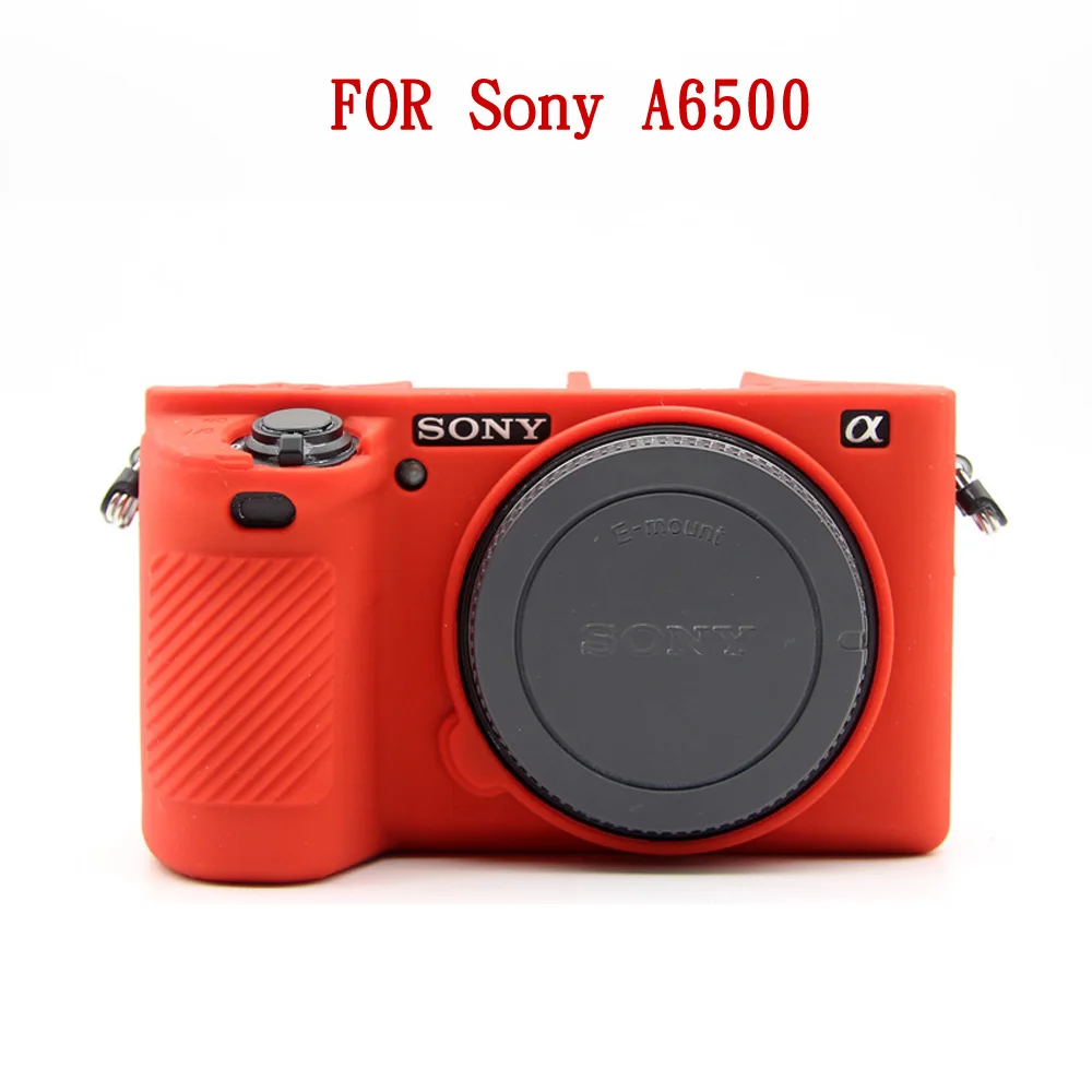Мягкая сумка для камеры силиконовый чехол для sony A5000 A5100 A6000 A6300 A6500 RX100 III IV - Цвет: A6500 Red