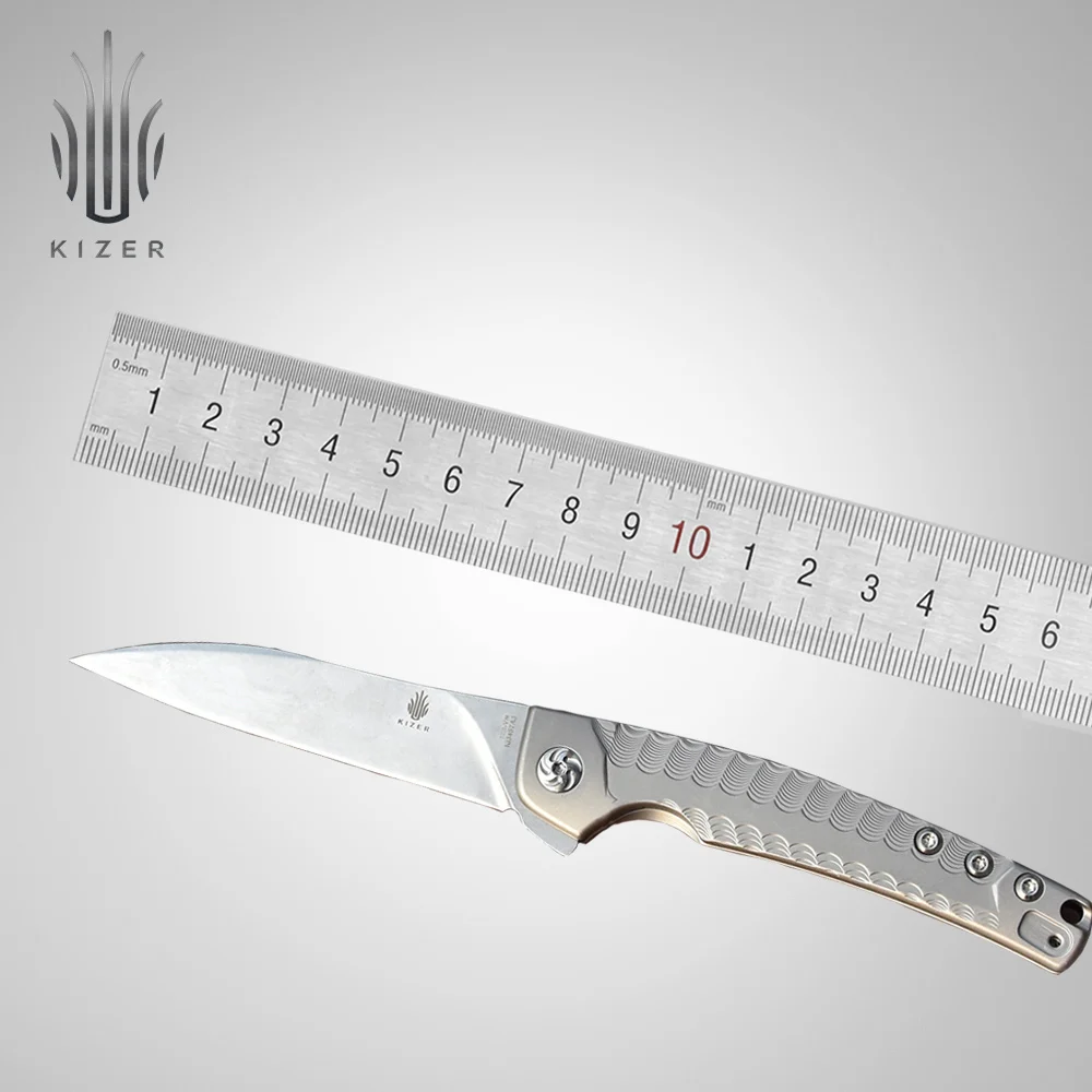 Ki3457A3 Охотничий нож Kizer, нож для выживания, нож ki3457 с шариковым подшипником, нож высокого качества для отдыха на природе, нож для повседневного использования, ручные инструменты - Цвет: Ki3457A3