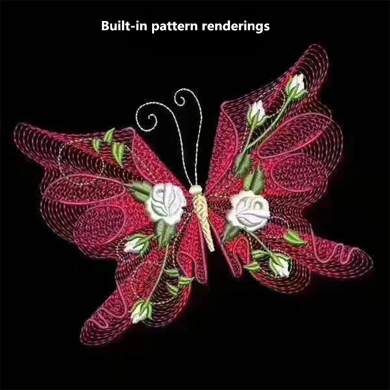 Промышленная компьютерная швейная машина для вышивки. Индивидуальная