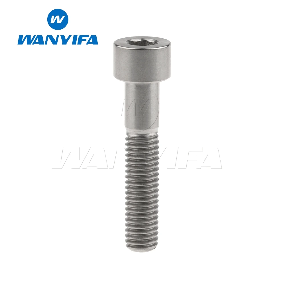 Титановый &quotwanifa&quot Ti M8 X 15 20 25 30 35 мм Шестигранная головка для ключа болты винт