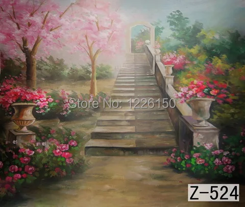 Загадочный Живописный фон z-524, 10 футов X20 футов ручной росписью фон для фотосъемки, estudio fotografico, фоны для фотостудии