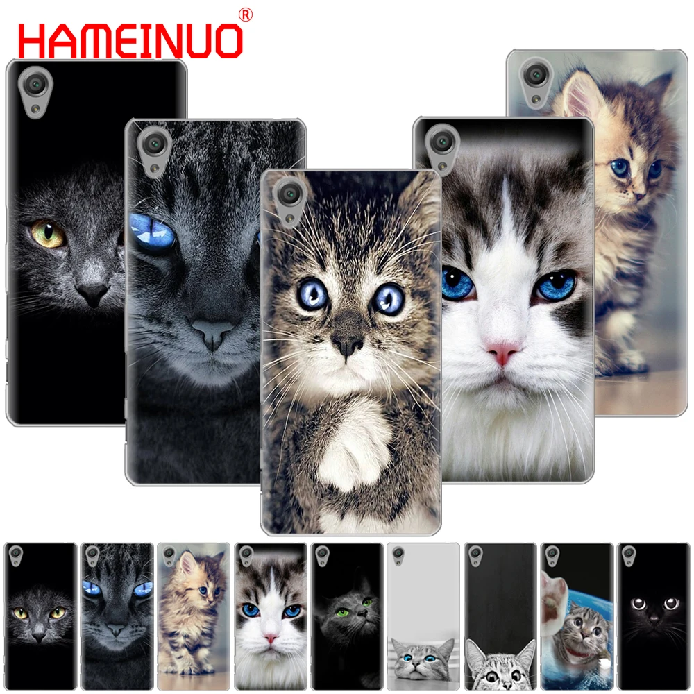HAMEINUO Кошка Китти зеленые глаза милые животные Домашние чехол для телефона sony xperia
