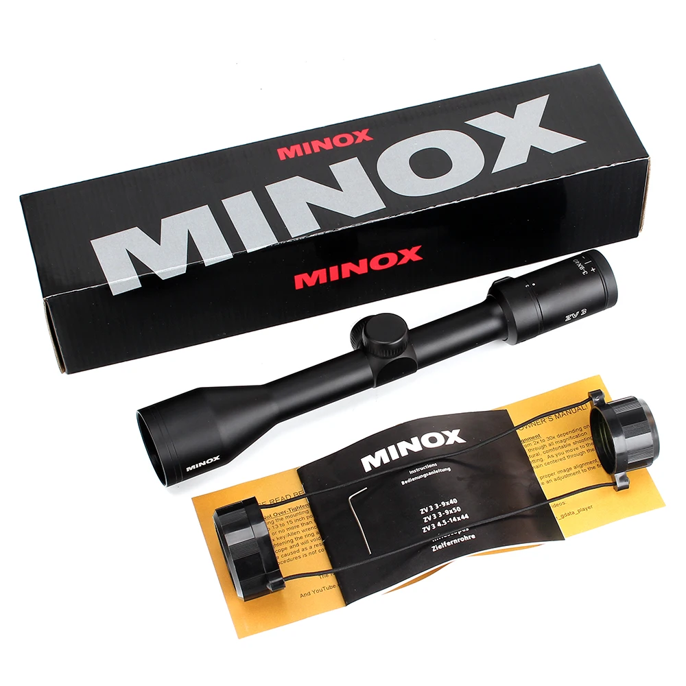 MINOX ZV 3 3-9X40 BDC 400 прицел для охотничьей винтовки 1 дюймовая трубка с длинным