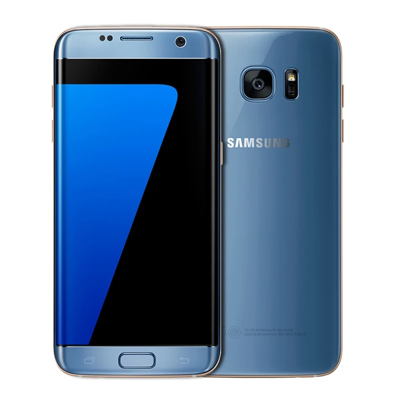 Разблокированный мобильный телефон samsung Galaxy S7 edge G935F/G935V 4 Гб ОЗУ 32 Гб ПЗУ четырехъядерный NFC wifi gps 5,5 ''12MP LTE