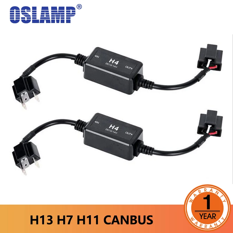 Oslamp Бесплатная Ошибка Canbus декодер для автомобиля светодиодные фары H4 H7 H11 H8 H9 H13