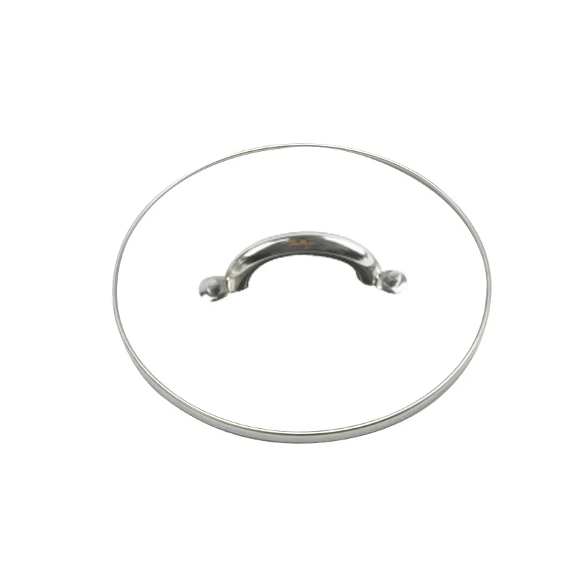 Кастрюля из нержавеющей стали с крышкой закаленного стекла 5 слойная Капсульная