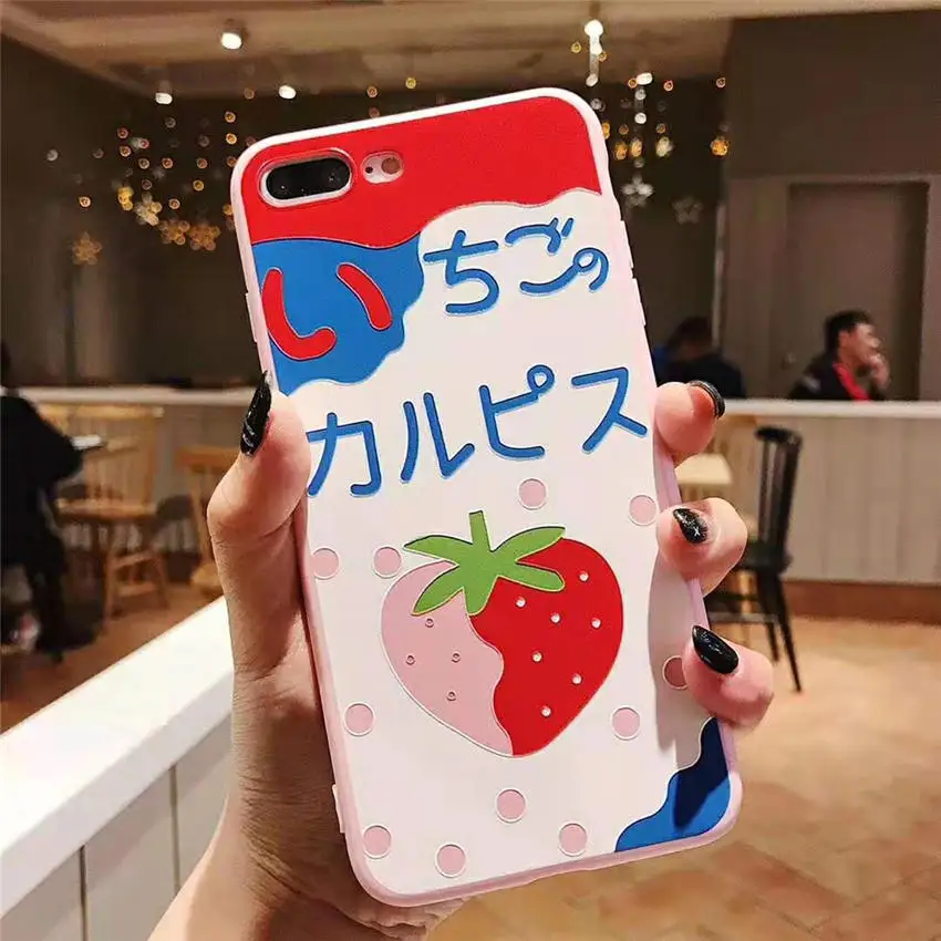 Чехол для телефона iPhone XR XS MAX 8 7 6s Plus розовые милые летние чехлы с рисунком