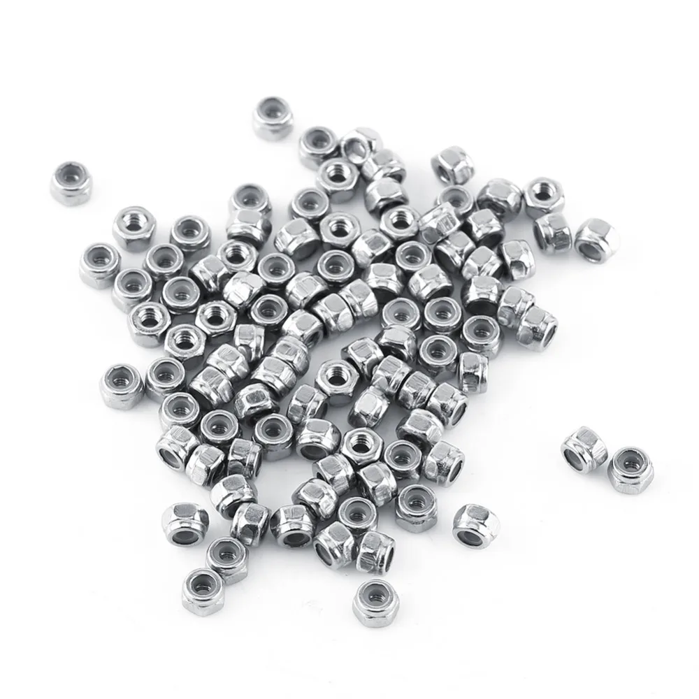 Новые 100 шт./лот M2 M12 гайки из нержавеющей стали Locknut SS304 самозакрывающиеся