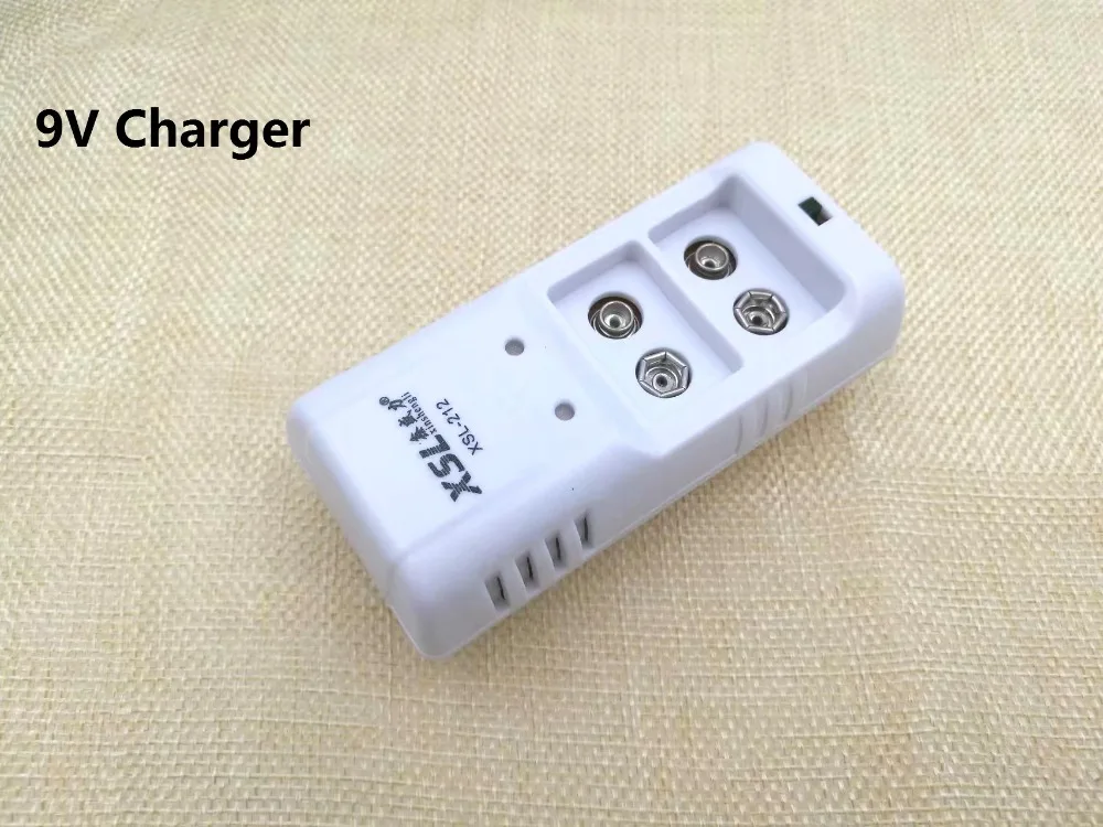 2 шт. Аккумуляторная батарея XSL 9 в 6F22 280 мАч с микрофоном и мультиметром + зарядное