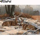 DIAPAI Алмазная картина 5D DIY 100% полностью квадратнаякруглая дрель 