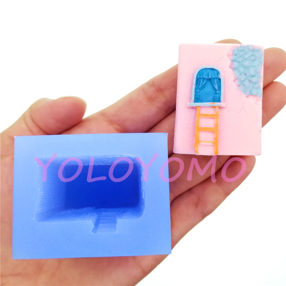 F746YL 3D книга силиконовая форма помадка украшение торта конфеты шоколадная Смола