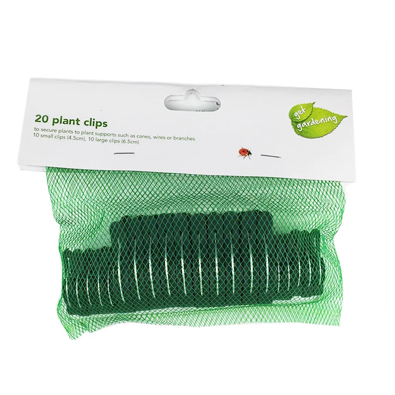 20 шт. сад завод Поддержка клип для решетки шпагат парниковых Зажимы Садовые