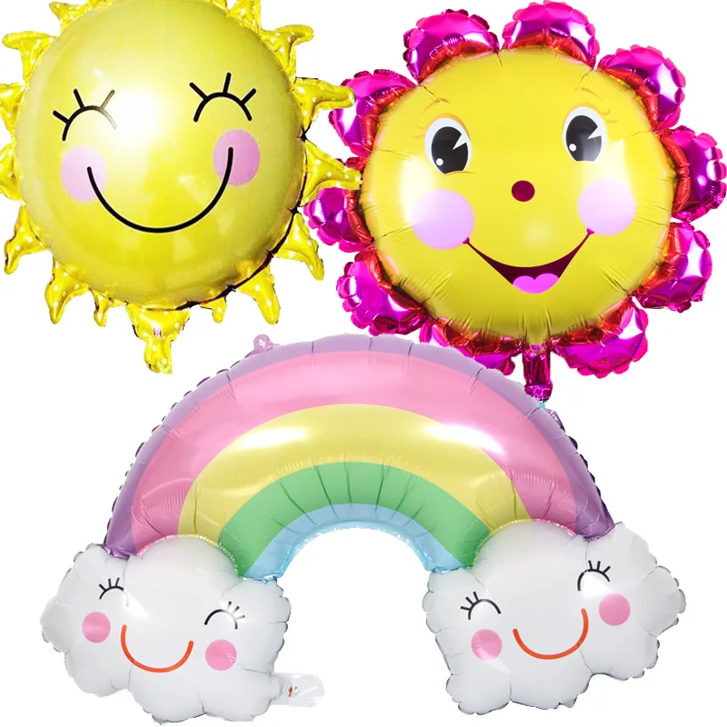 1 шт. Baby Shower Happy вечеринка в честь Дня Рождения Детские алюминиевый гелиевый