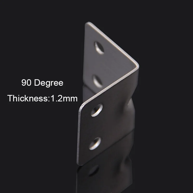 Фирменная Новинка 20 шт. Нержавеющая сталь под прямым углом мебель угловые скобки