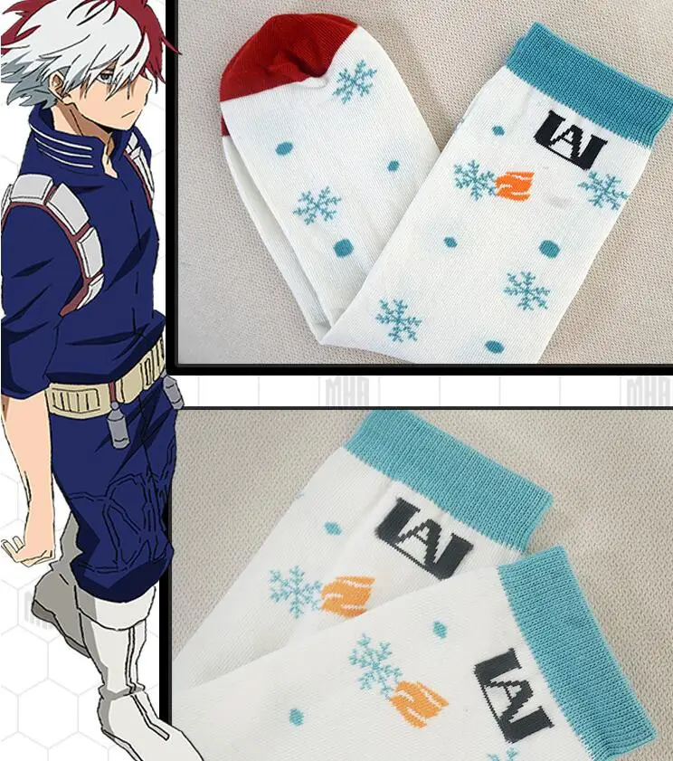 Милые забавные аниме косплей носки Новые Boku no hero My Academy мидория изуку bakugou катсук