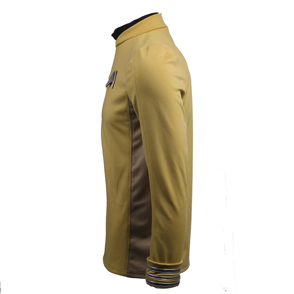 Новинка 2016 Звездный костюм косплей ST Beyond Сулу желтая форма вечерние костюмы на