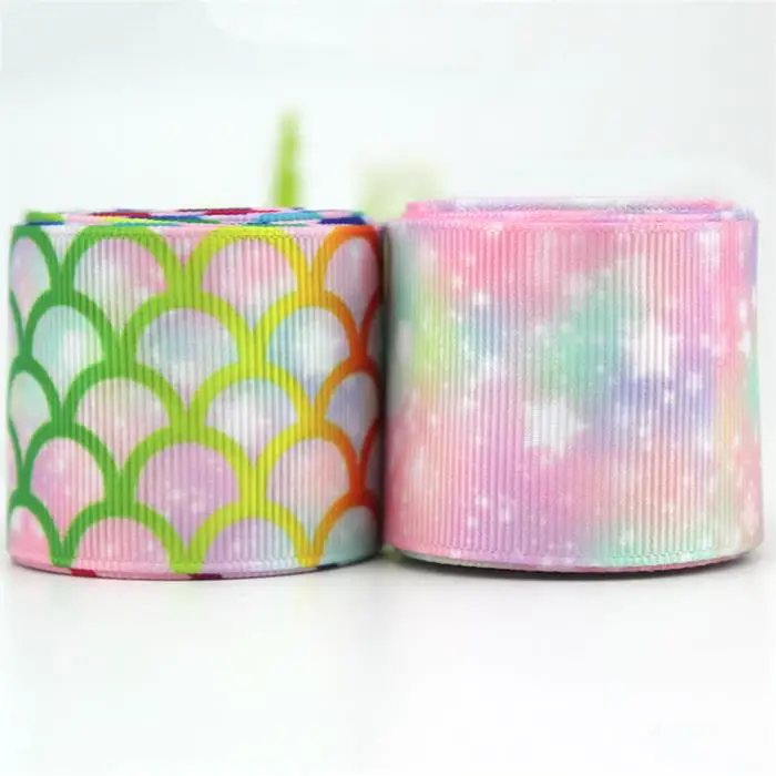 grosgrain ribbon 6 38 мм розовый напечатанный grosgrain узорный набор лент для лент 10 ярдов DIY бант ручной работы ткань шитье Ремесла рождественские ленты для дома - Цвет: grosgrain ribbon 6