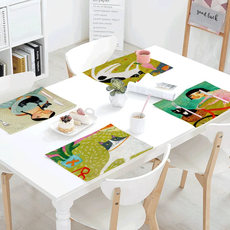 Постельное белье с картиной маслом World салфетки для стола подставка под чайник