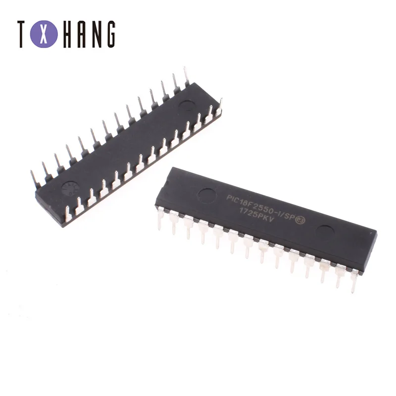 1 шт./лот PIC18F2550 I/SP 18F2550 DIP 28|Интегральные схемы| |