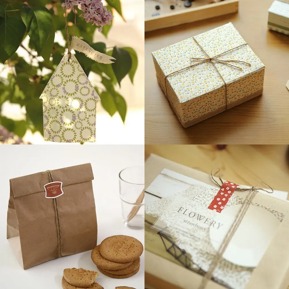 

Kraft Paper Round Gift Tags,Brown Gift Wrap Tags with String,Blank Hang Gift Tag, 100 Pcs 5.5cm Wedding Craft Tags with 100 Feet