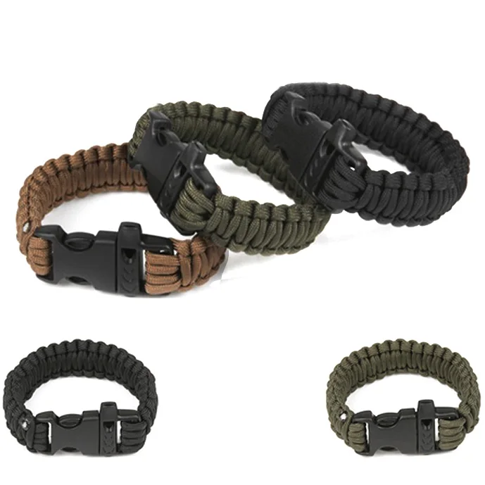 3 цвета внешний телефон парашютный шнур экстренный браслет для выживания веревка