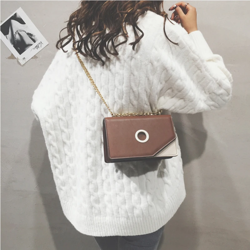 2018 Ins мода широкий плечевой ремень сумка для Для женщин искусственная кожа Crossbody