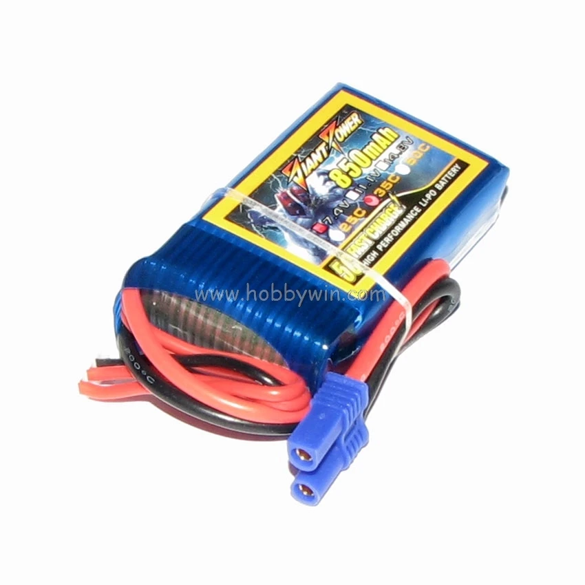 7 4 V/2S 850mAh 35C LiPO батарея EC2 разъем для Walkera Rodeo 150 RC модель Lipolymer блок питания | Игрушки
