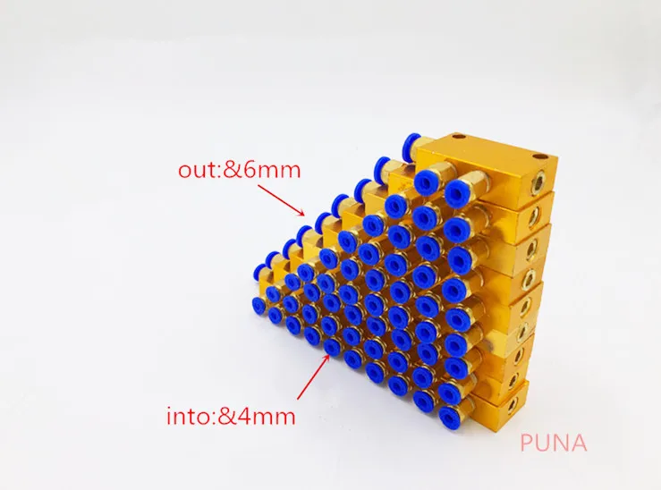 Распределитель масла 5 полосный Регулируемый разряд автоматический масляный