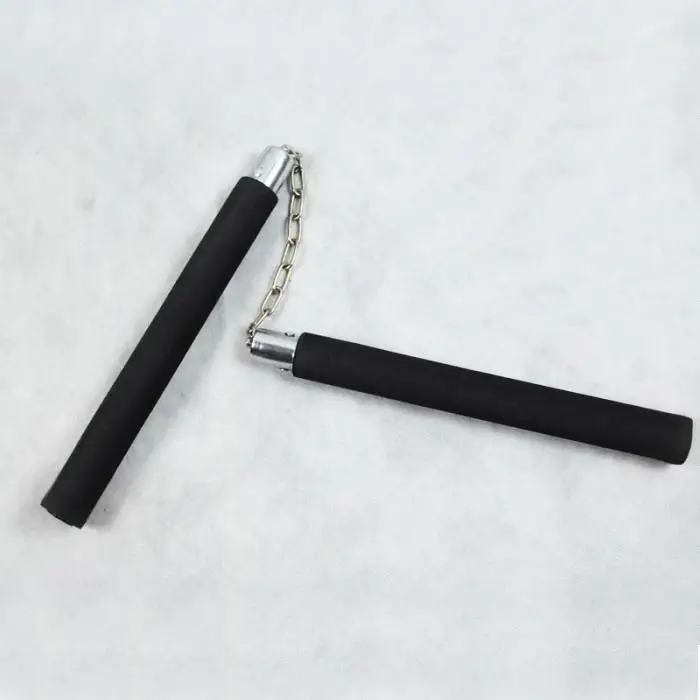 Боевое искусство Nunchakus оружие Пена металлическая цепь безопасные нунчаки из губки для начинающих JT-Прямая поставка